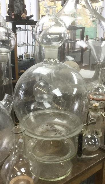 Lab Glassware - large spherical, desicator, kipper head