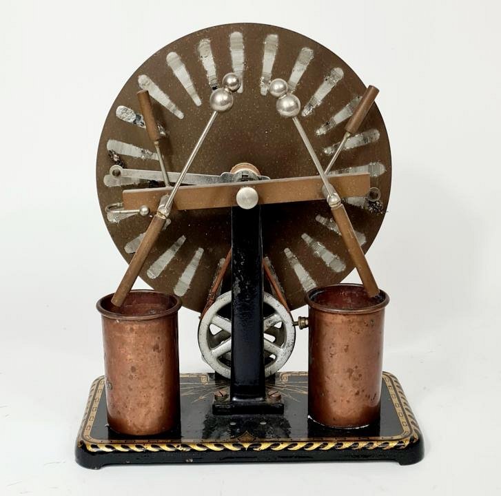 Enamel Wimshurst machine