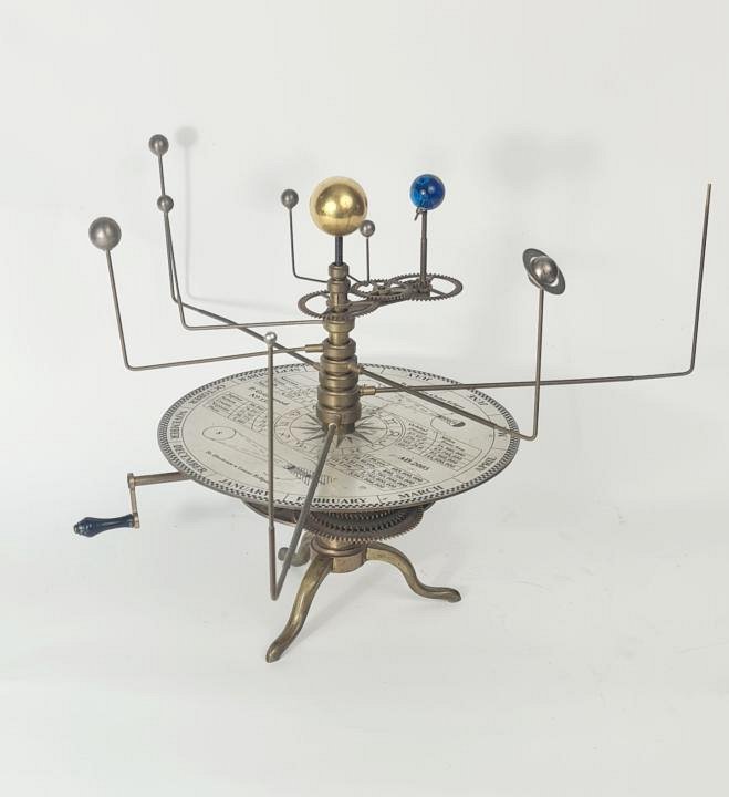 Antique Style Orrery Model Of The Solar System, Planetarium