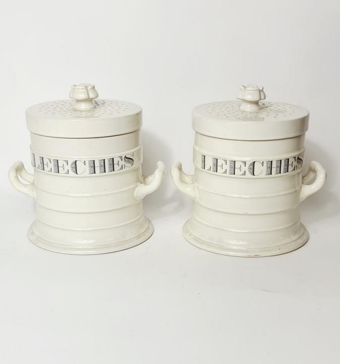 Creamware Leech Jar (priced separately)