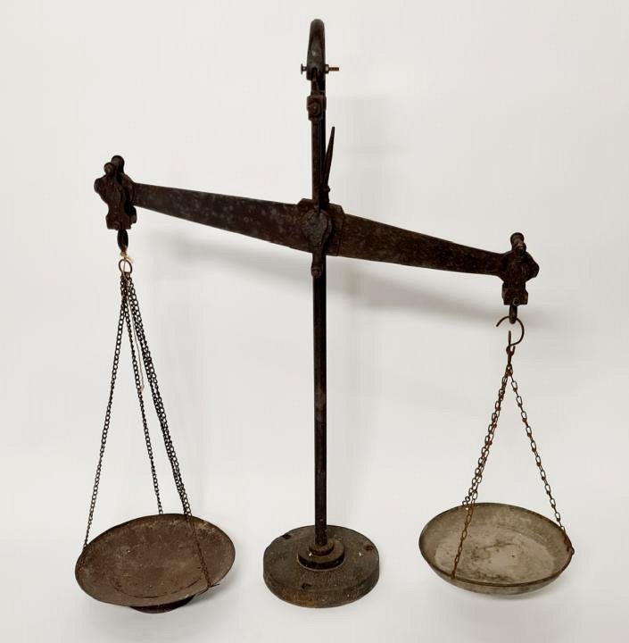 Large Iron Weighing Scales