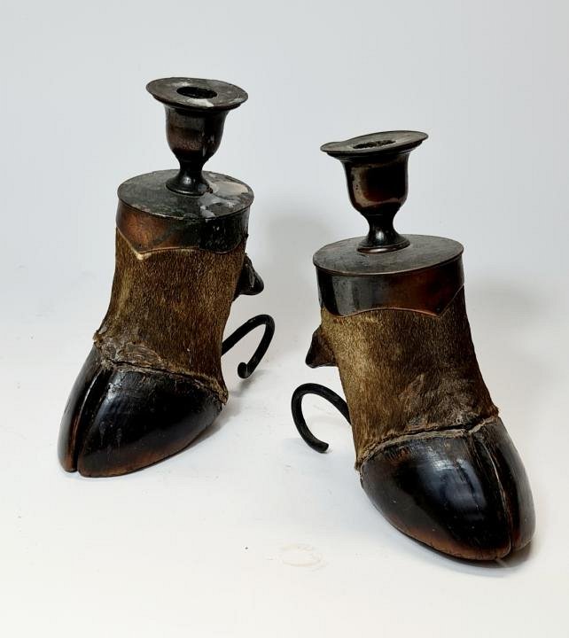 Hoof Candlesticks (pair)