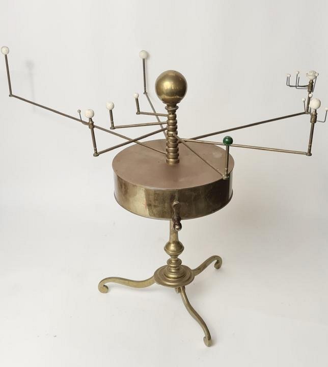 Large Brass Orrery Model