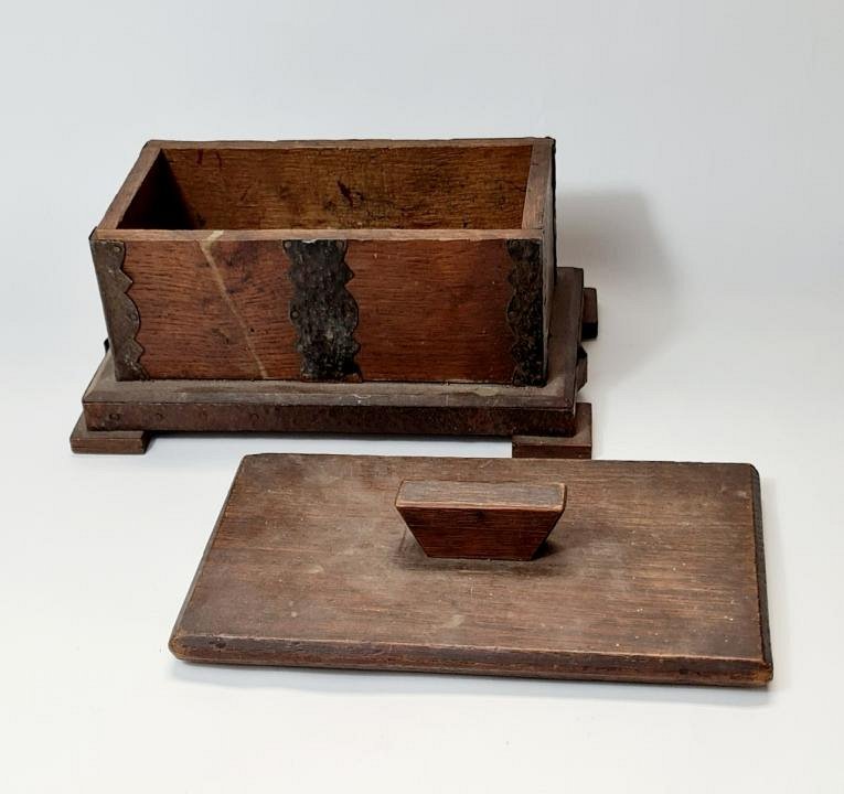 Rustic Wooden Box With Lid