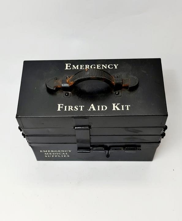 Tiered Metal First Aid Kit