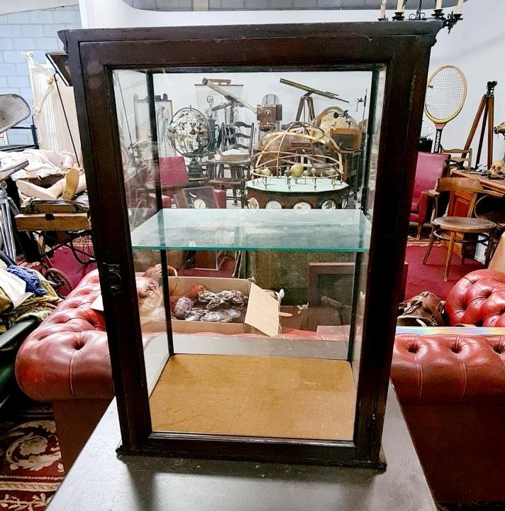 Wood and Glass Display Cabinet