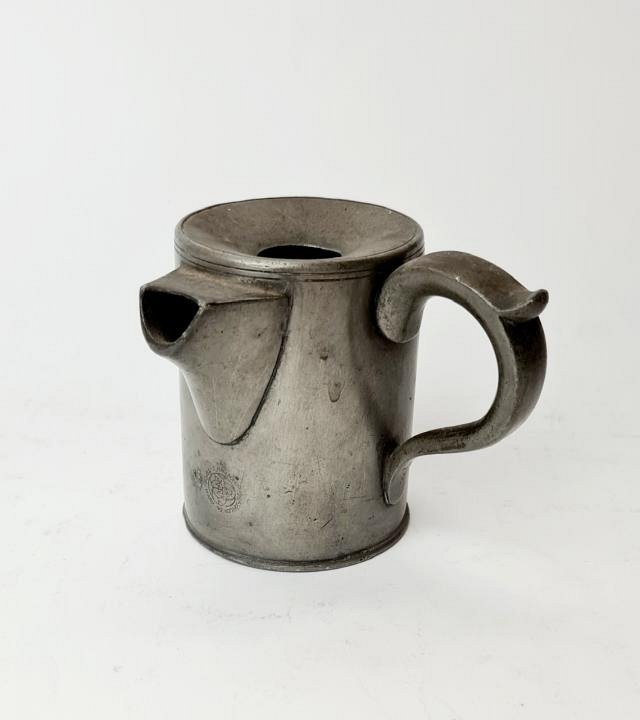 Small Pewter Feeding Jug