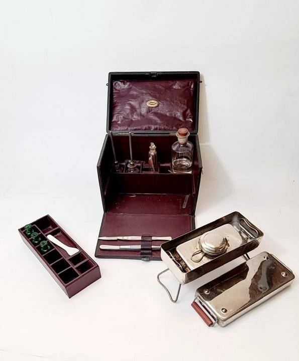 Leather Bound Medical Case