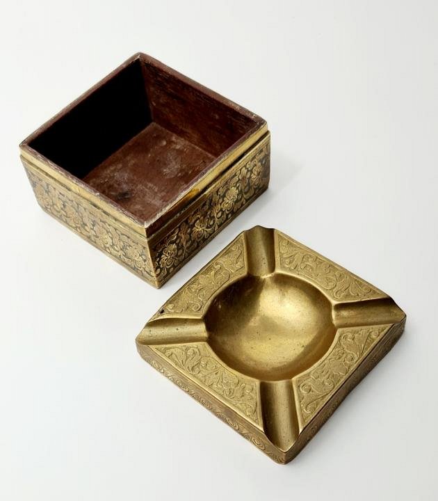 Indian Brass Ashtray