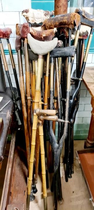 Vintage crutches (priced per pair)