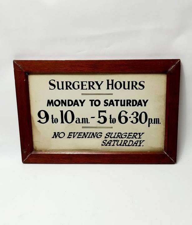 Period Surgery Hours Glazed Sign