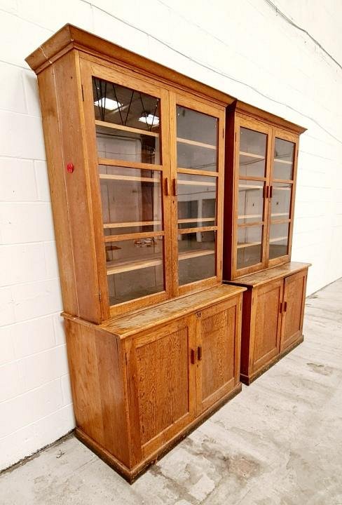 Oak School / Laboratory Cabinets (priced individually)