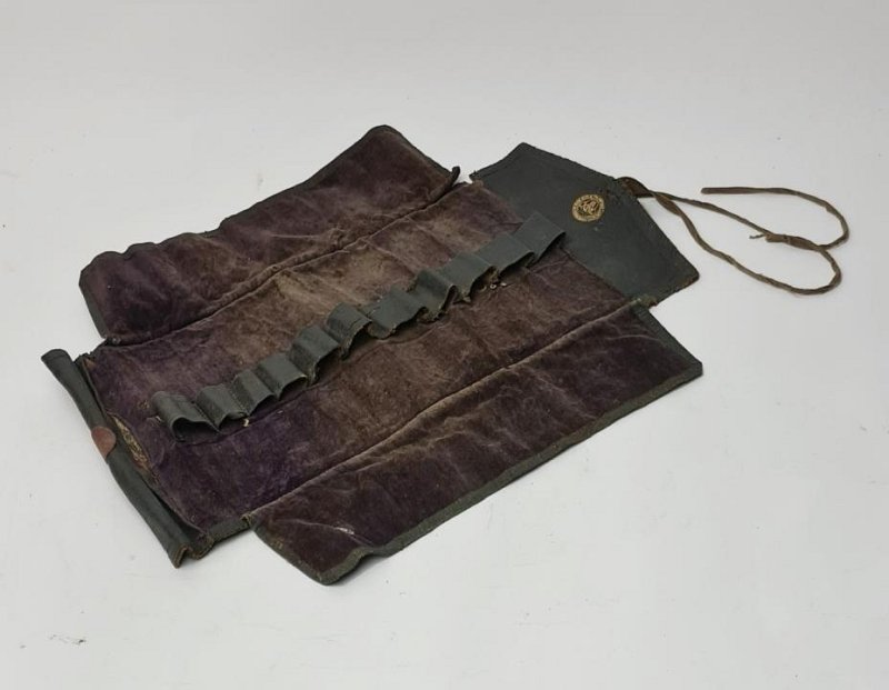 Aged Leather Tool Roll / Wrap