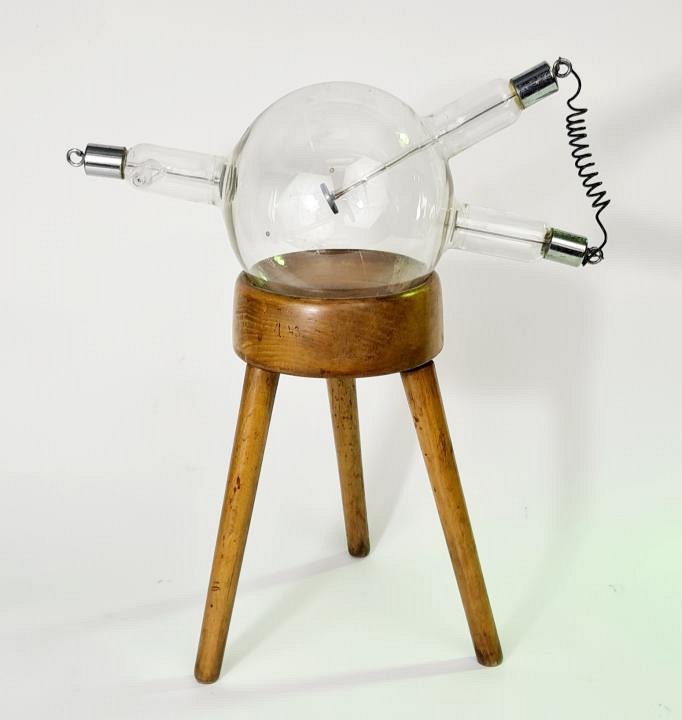 X-Ray Tube On Wooden Tripod