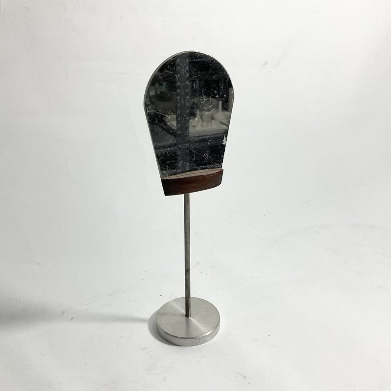 Small Laboratory Mirror On Stand
