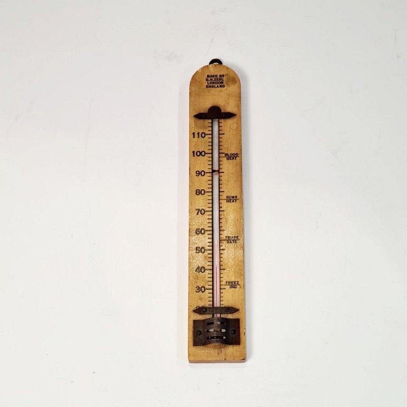 Wooden Wall Thermometer