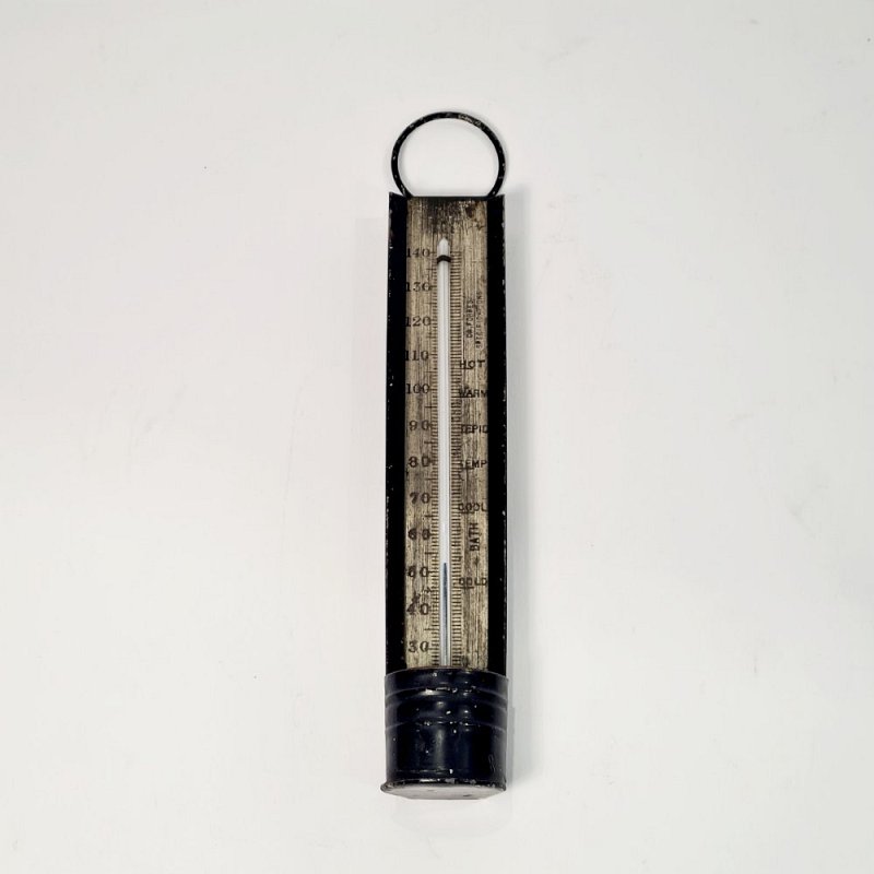 Metal Cased Wall Thermometer