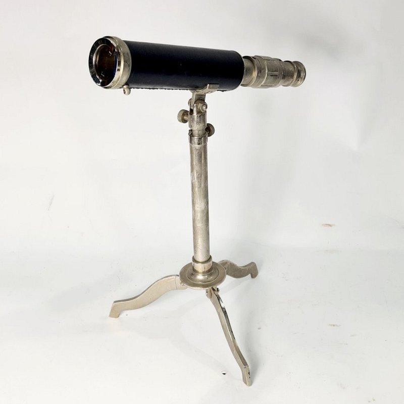 Small Nautical Telescope On Tripod