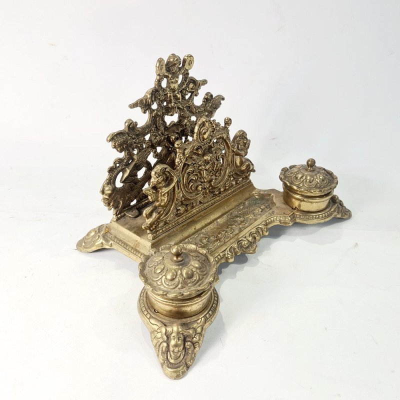 Brass Desk Tidy