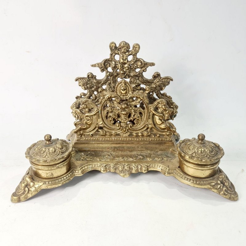 Brass Desk Tidy