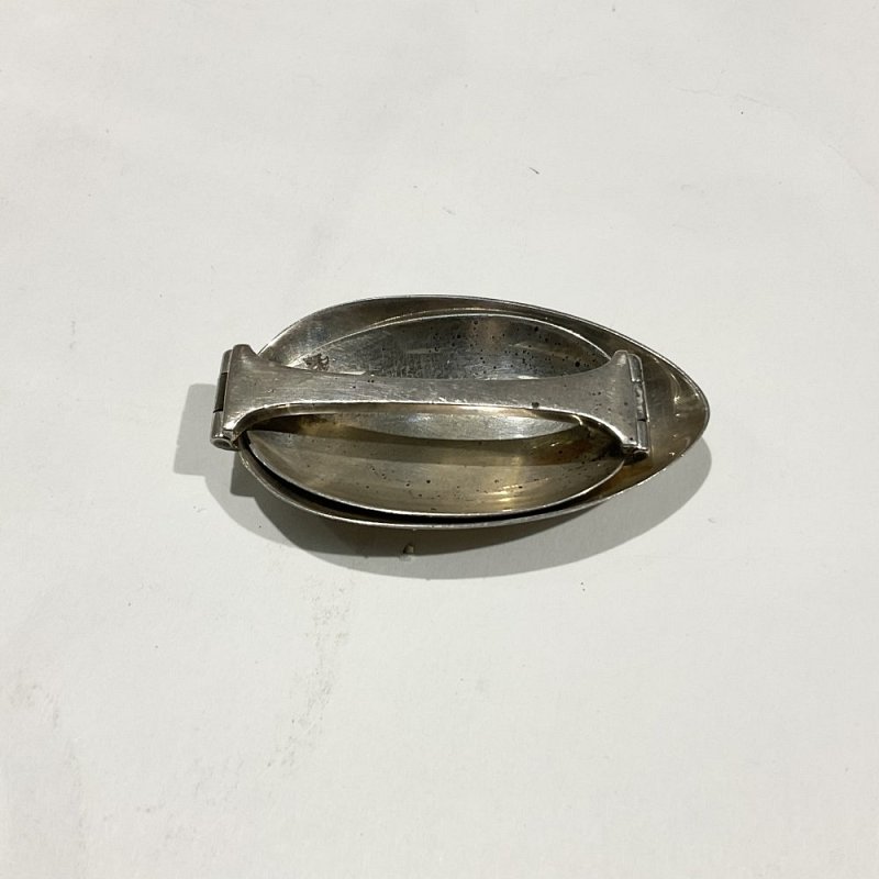 Folding Silver Medicine Spoon
