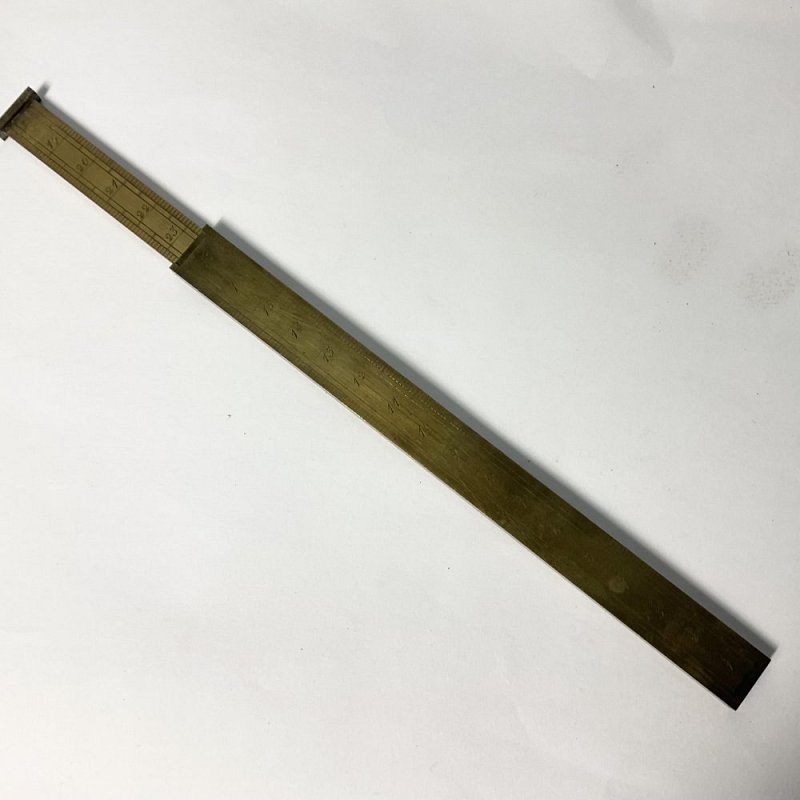 Extending Brass Ruler
