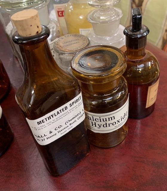 Medicine Bottles Brown Small