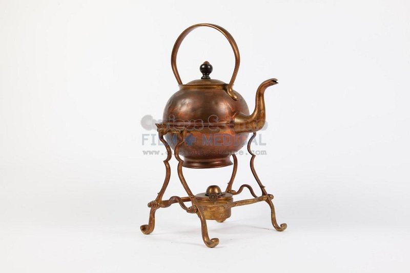 Copper Kettle On Stand