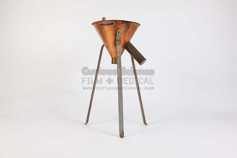 Copper Funnel on Tripod