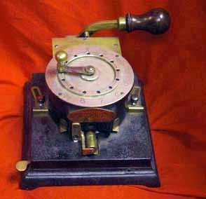 Antique Cheque Protection Machine, Office Fraud Prevention