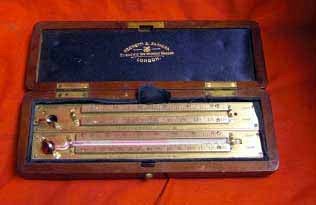Antique Pocket Set Of Cased Maximum And Minimum Thermometers, By Negrettii & Zambra
