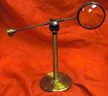 Antique Brass Bulls Eye Condenser