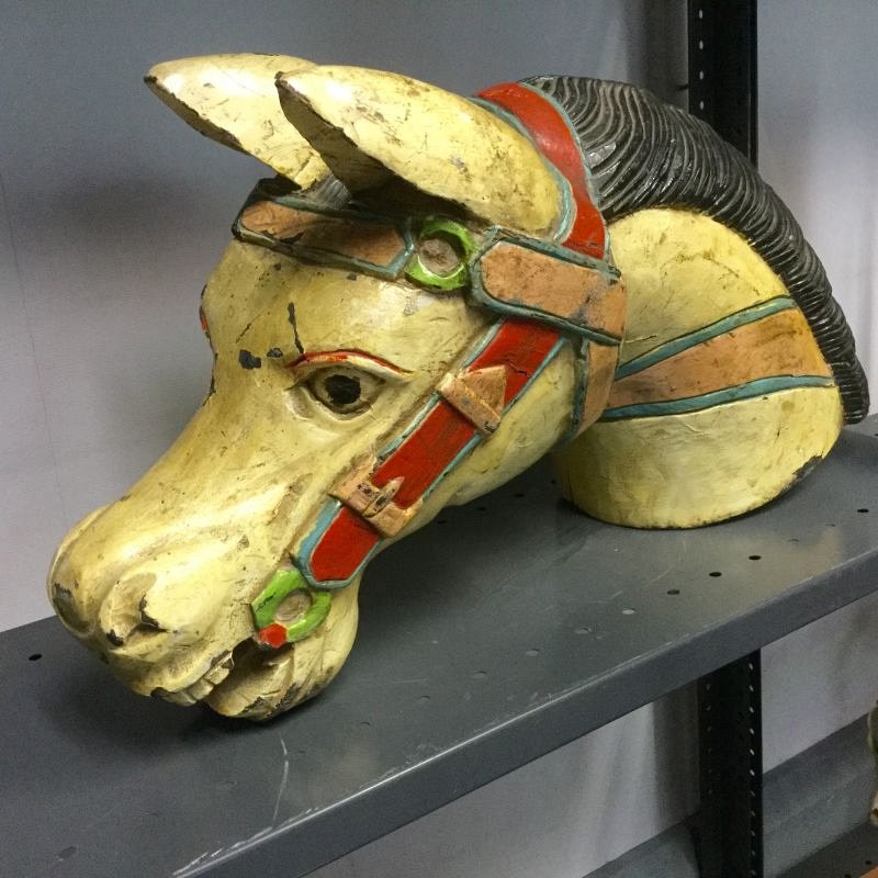 Carousel horse's head