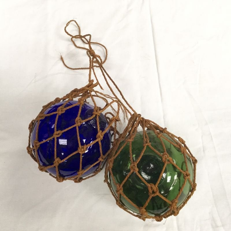 Glass trawler net floats
