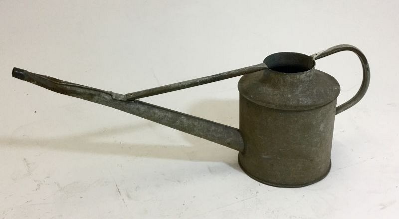 Galvanised watering can