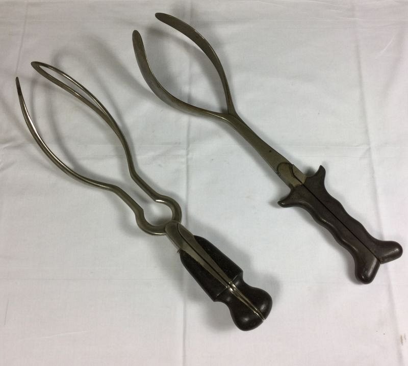 Birthing forceps