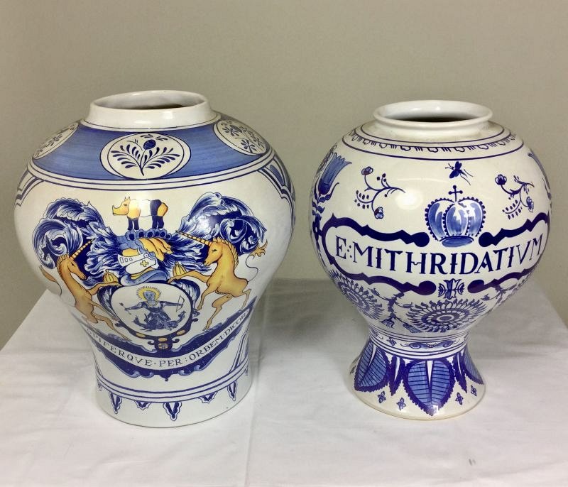 Large apothecary jars