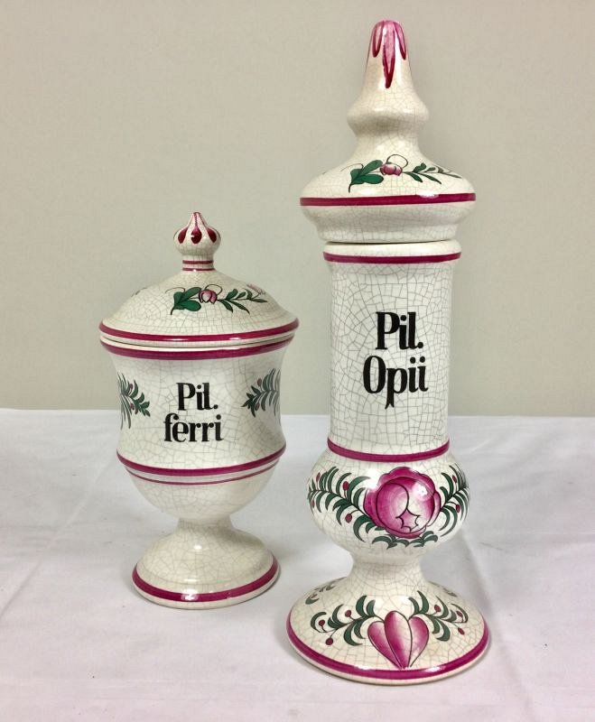 Decorative pill containers