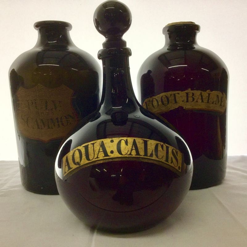 Large Amethyst Bottles