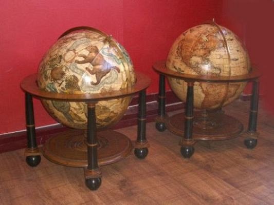 Pair of Coronelli globes