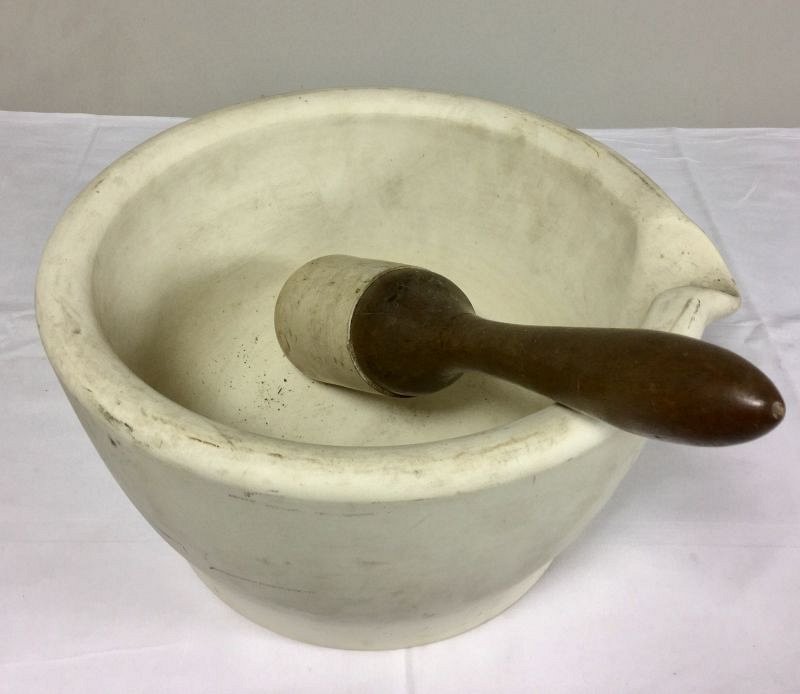 Large pestle and mortar