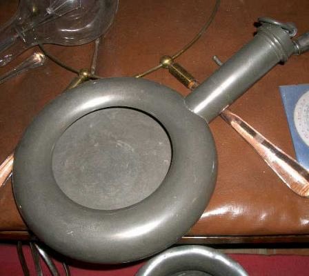 Pewter bed pan 18th c