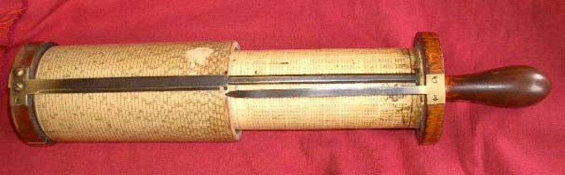 Fuller cylindrical slide rule