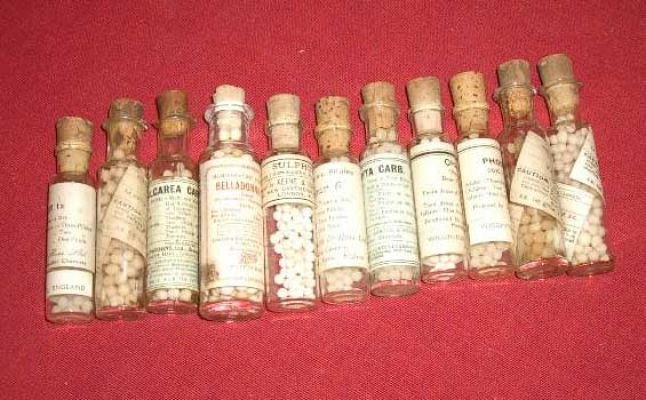 Homeopathic bottles