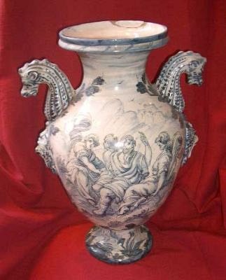 Italian drug jar 17th c - no longer exists