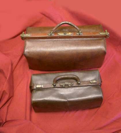 Brown gladstone Bags