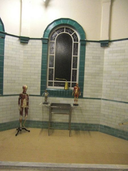 Victorian Operating Theatre with Anatomy Model